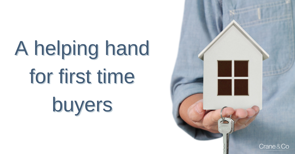 A helping hand for first time buyers